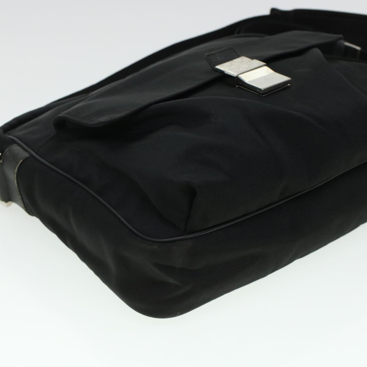 GUCCI Shoulder Bag Canvas Black 146298 ti1133