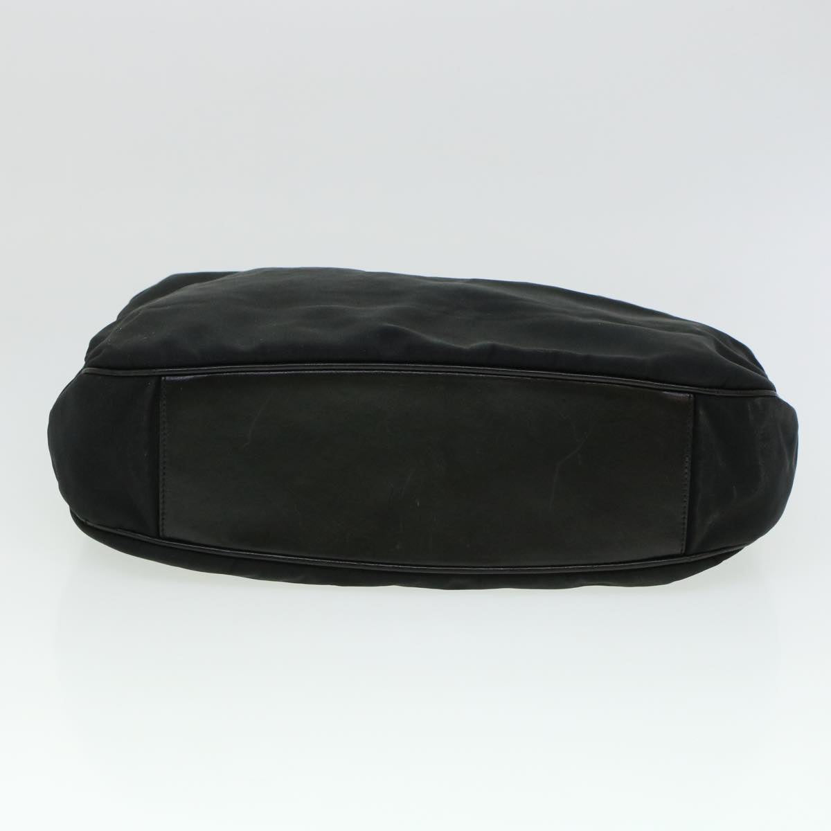 GUCCI Bamboo Shoulder Bag Canvas Black ti1134