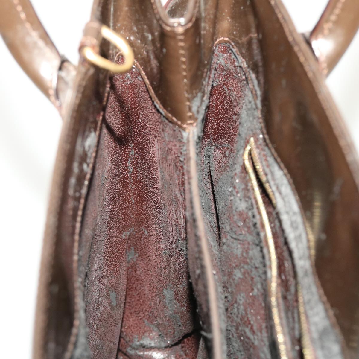 GUCCI Hand Bag Leather 2way Shoulder Bag Brown 000•1118•0503 ti1151
