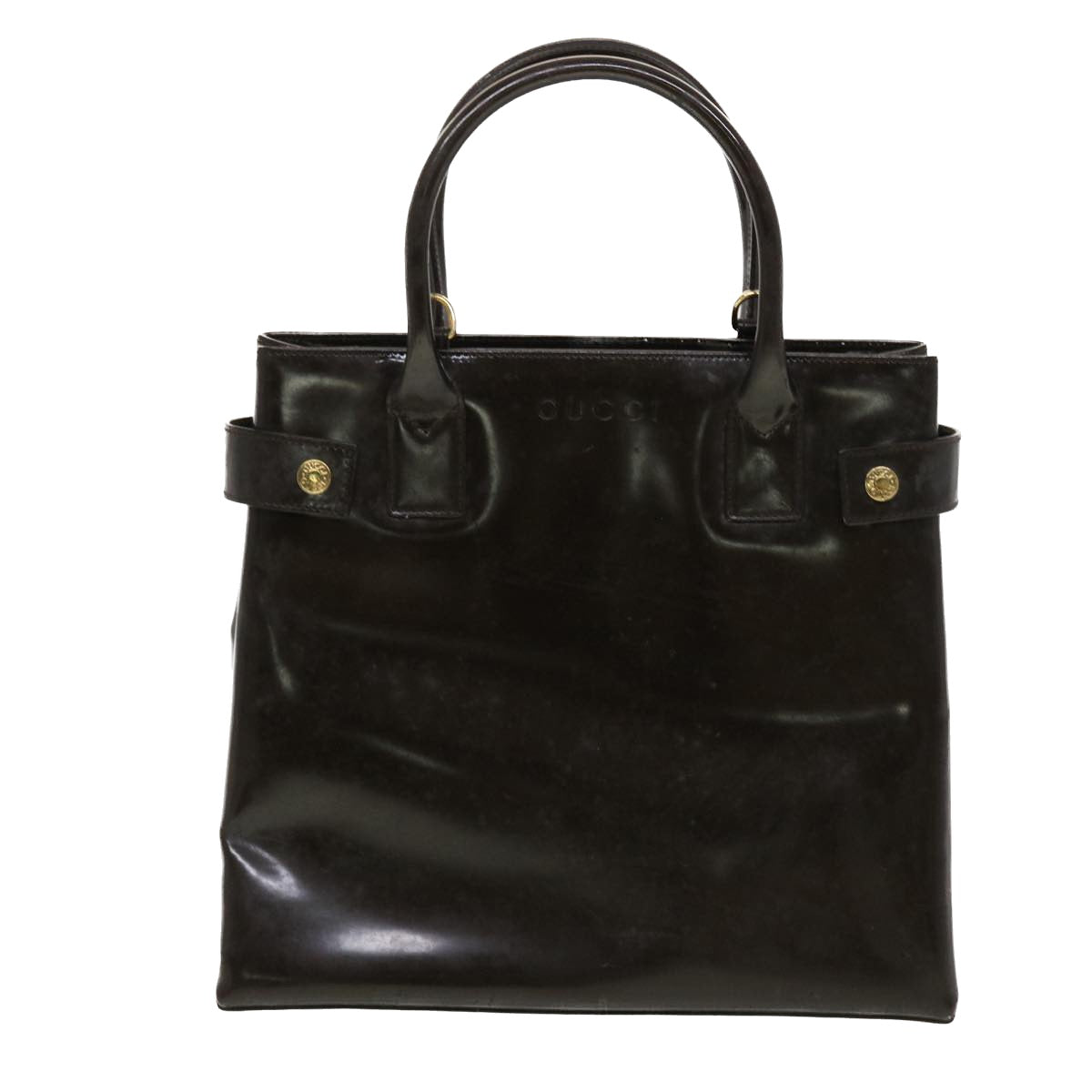 GUCCI Hand Bag Leather 2way Shoulder Bag Brown 000•1118•0503 ti1151