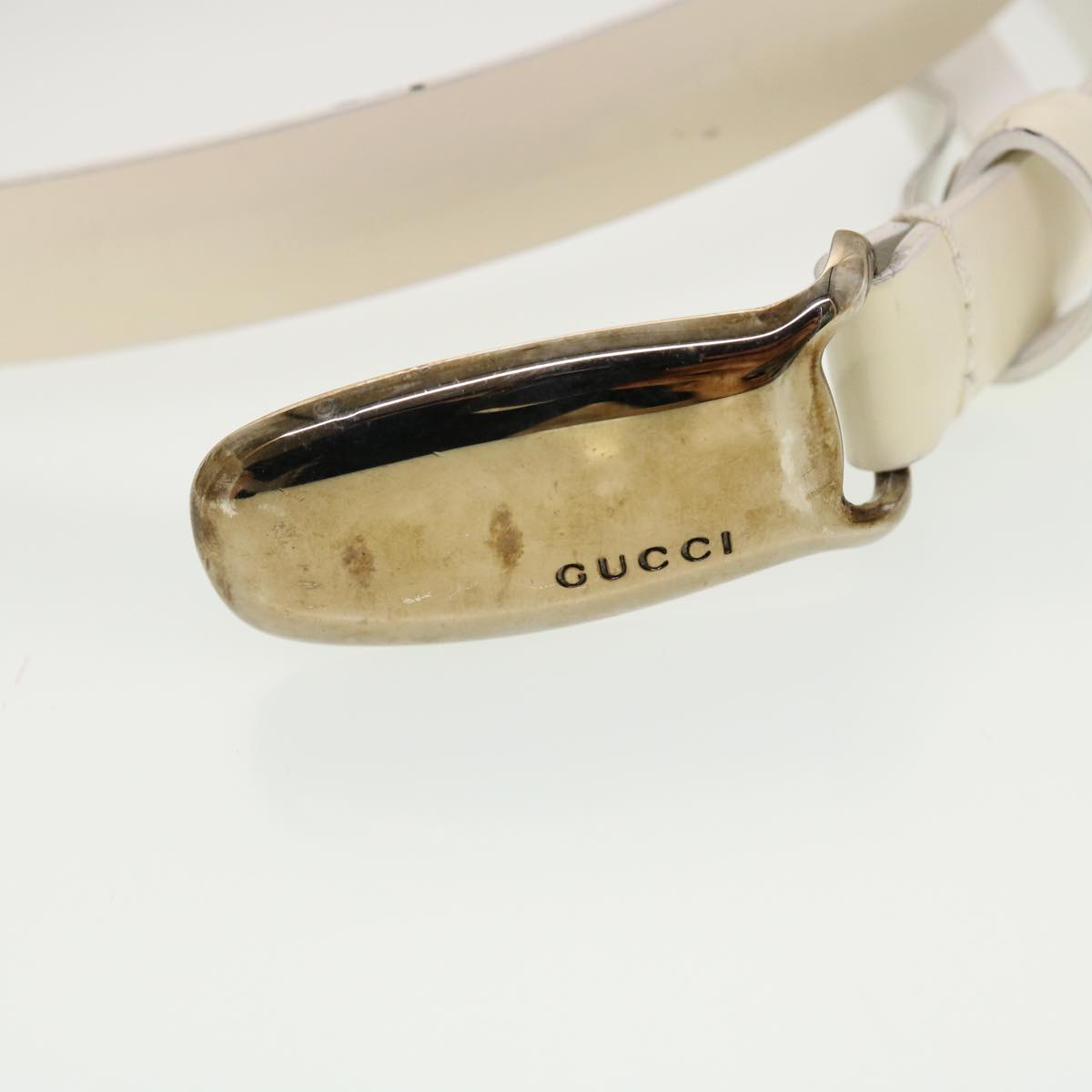 GUCCI GG Canvas Belt Leather 4Set Black Red white ti1159