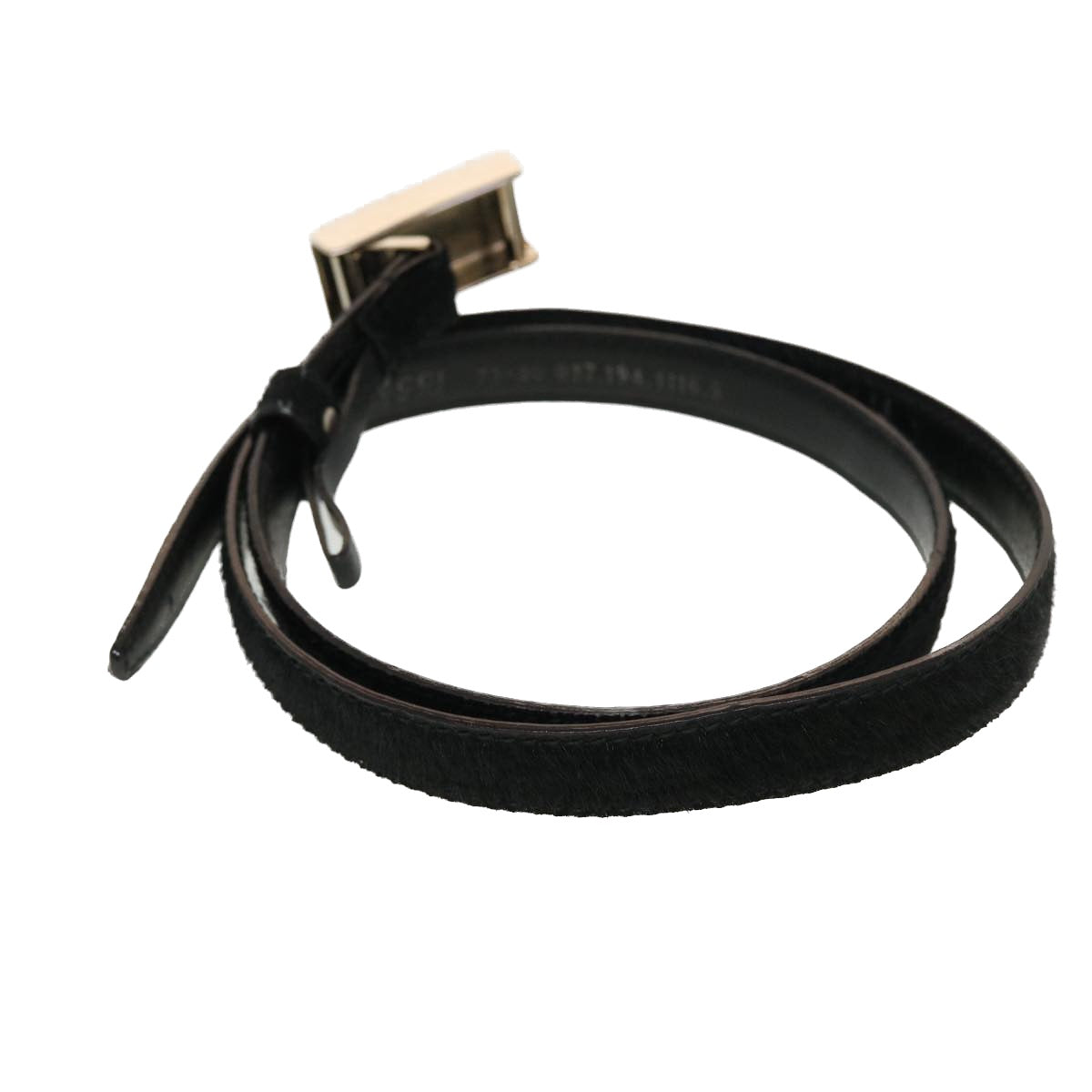 GUCCI GG Canvas Belt Leather 4Set Black Red white ti1159