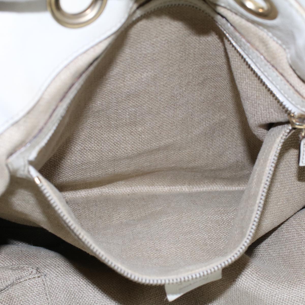 GUCCI GG Canvas Shoulder Bag Beige White 153033 ti1173
