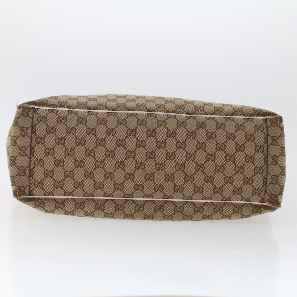 GUCCI GG Canvas Shoulder Bag Beige White 153033 ti1173