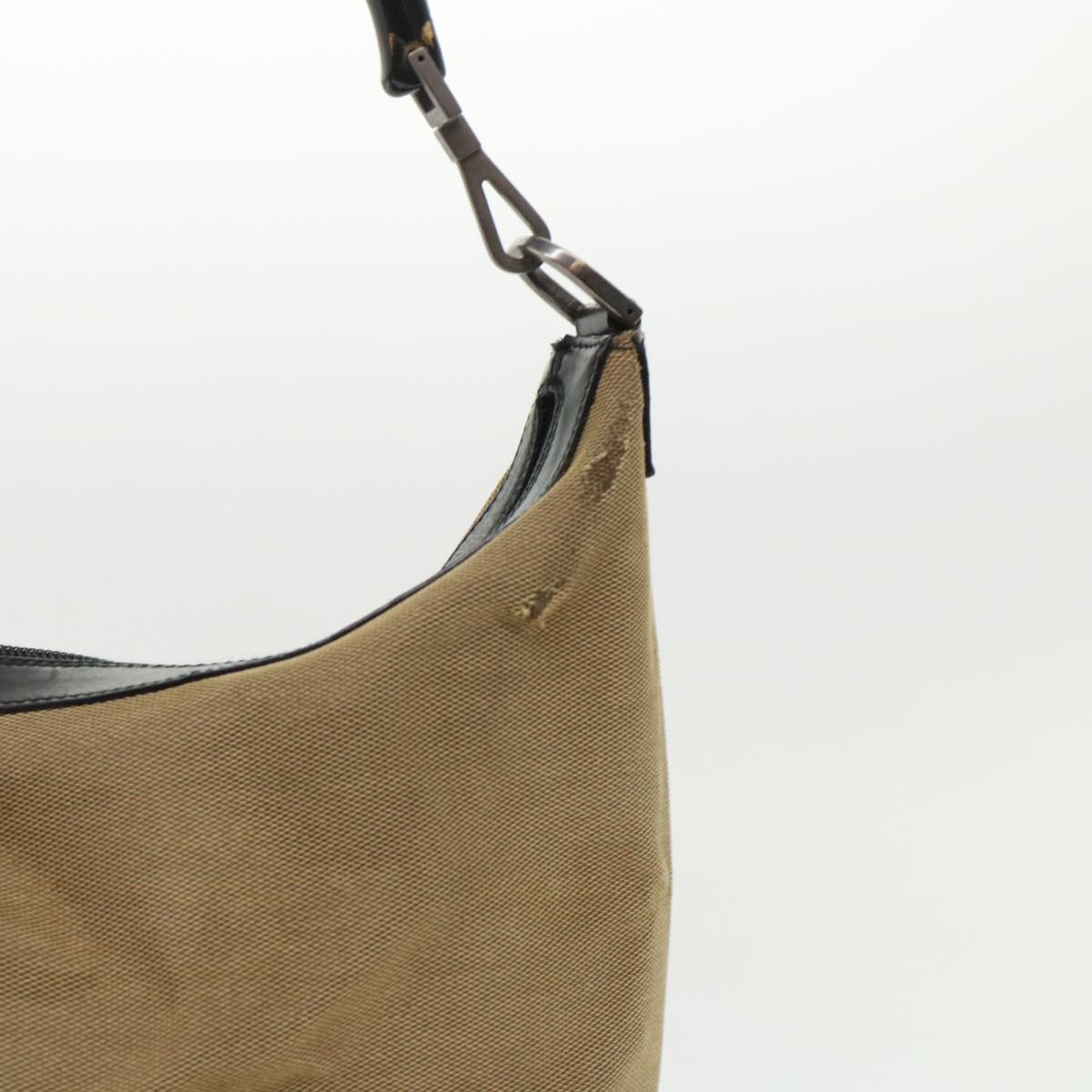 GUCCI Bamboo Web Sherry Line Shoulder Bag Nylon 3Set Beige Brown ti1191