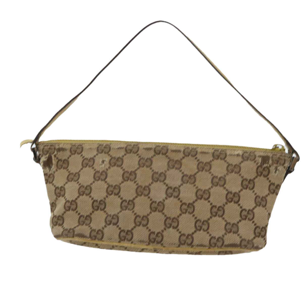 GUCCI GG Canvas Accessory Pouch 2Set Beige Black ti1192