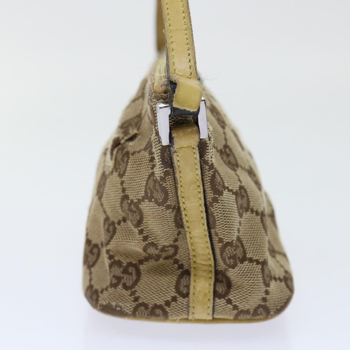 GUCCI GG Canvas Accessory Pouch 2Set Beige Black ti1192