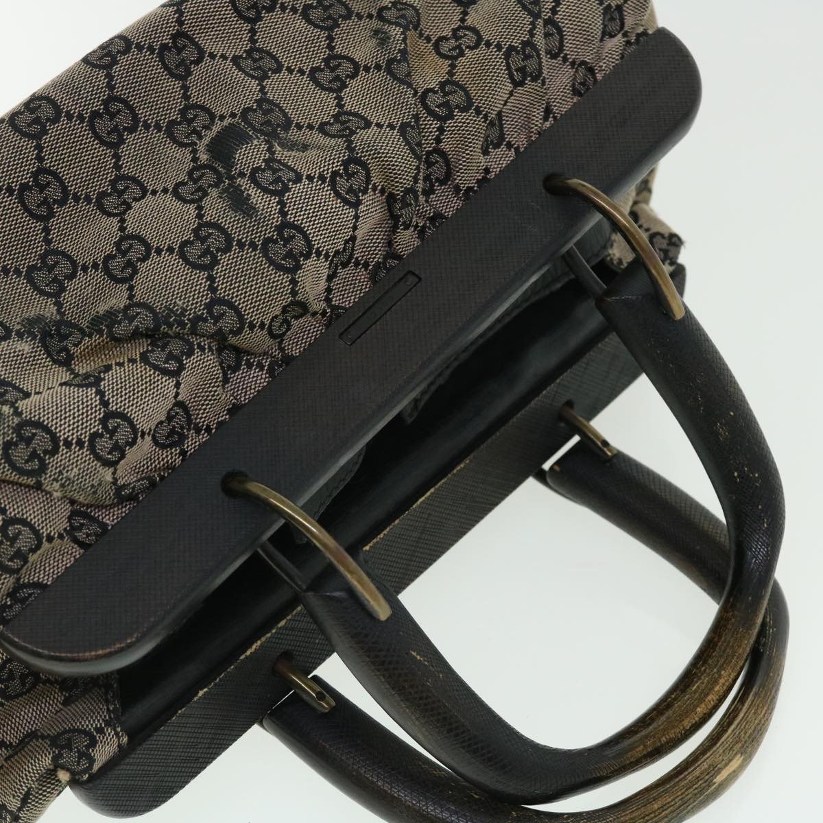 GUCCI GG Canvas Sherry Line Shoulder Bag 2Set Beige Navy Red ti1193