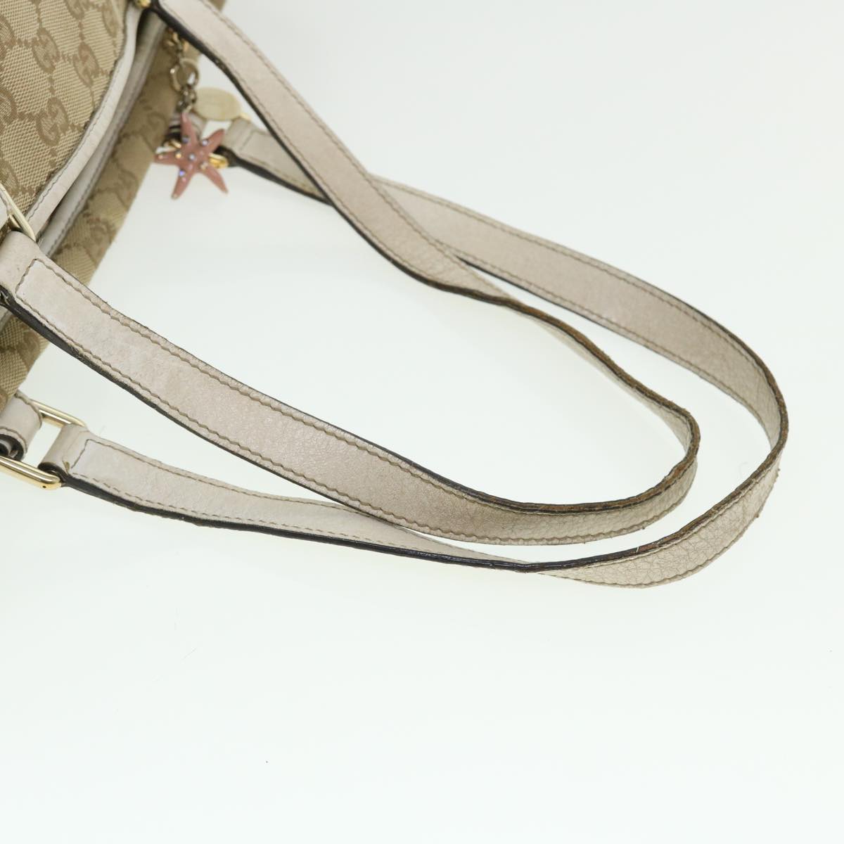 GUCCI GG Canvas Sherry Line Shoulder Bag 2Set Beige Navy Red ti1193