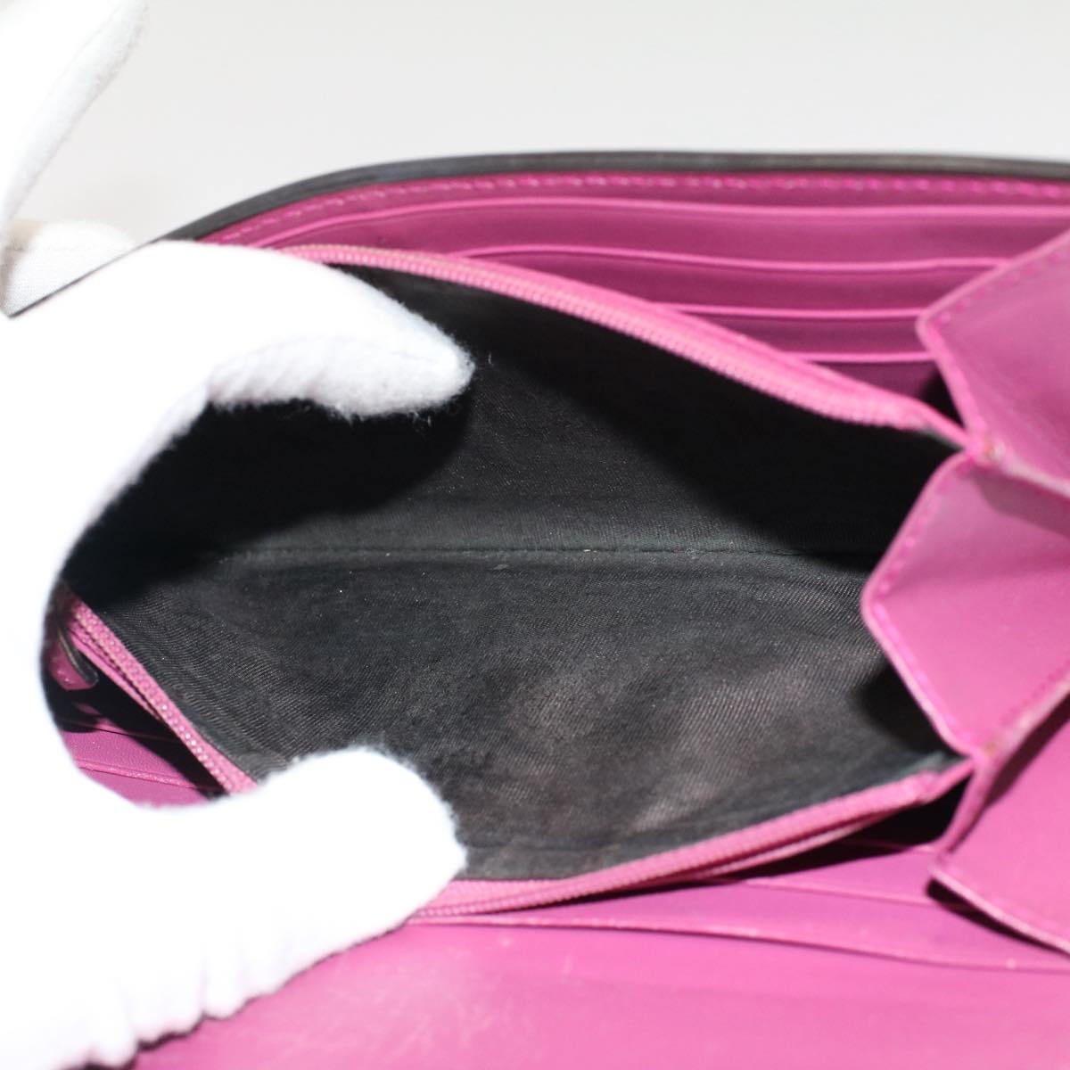 GUCCI GG Canvas Sherry Line Wallet 4Set Beige Black pink ti1195