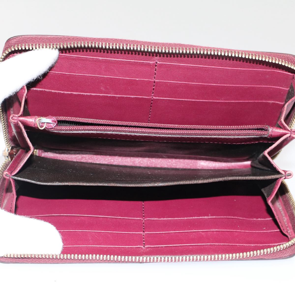 GUCCI GG Canvas Sherry Line Wallet 4Set Beige Black pink ti1195