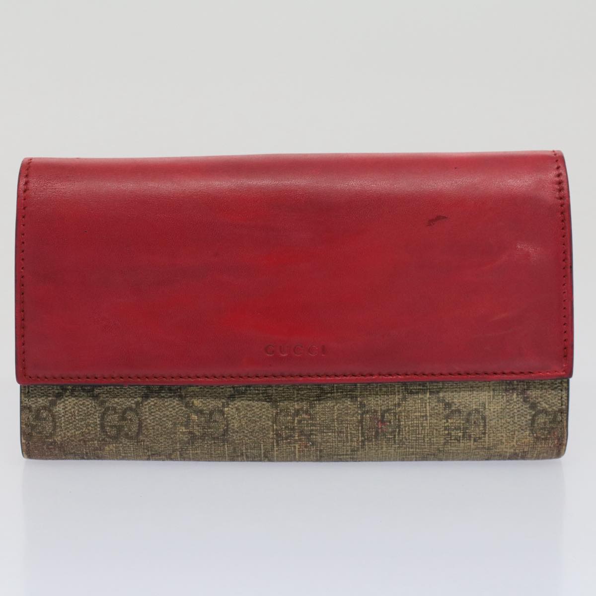 GUCCI GG Canvas Sherry Line Wallet 4Set Beige Black pink ti1195