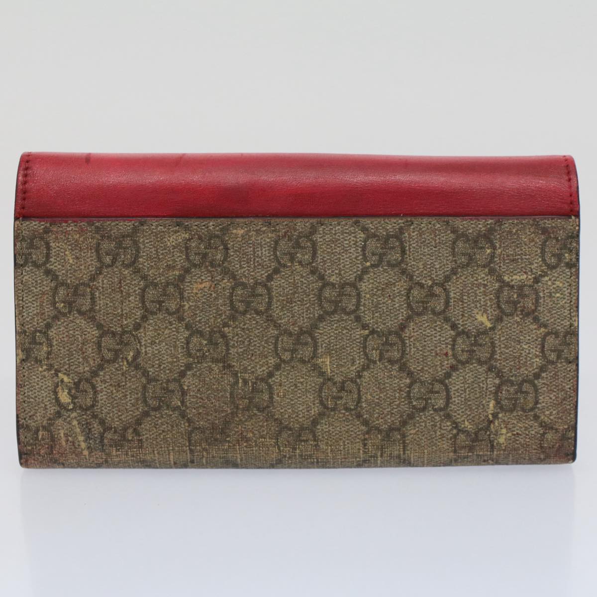 GUCCI GG Canvas Sherry Line Wallet 4Set Beige Black pink ti1195