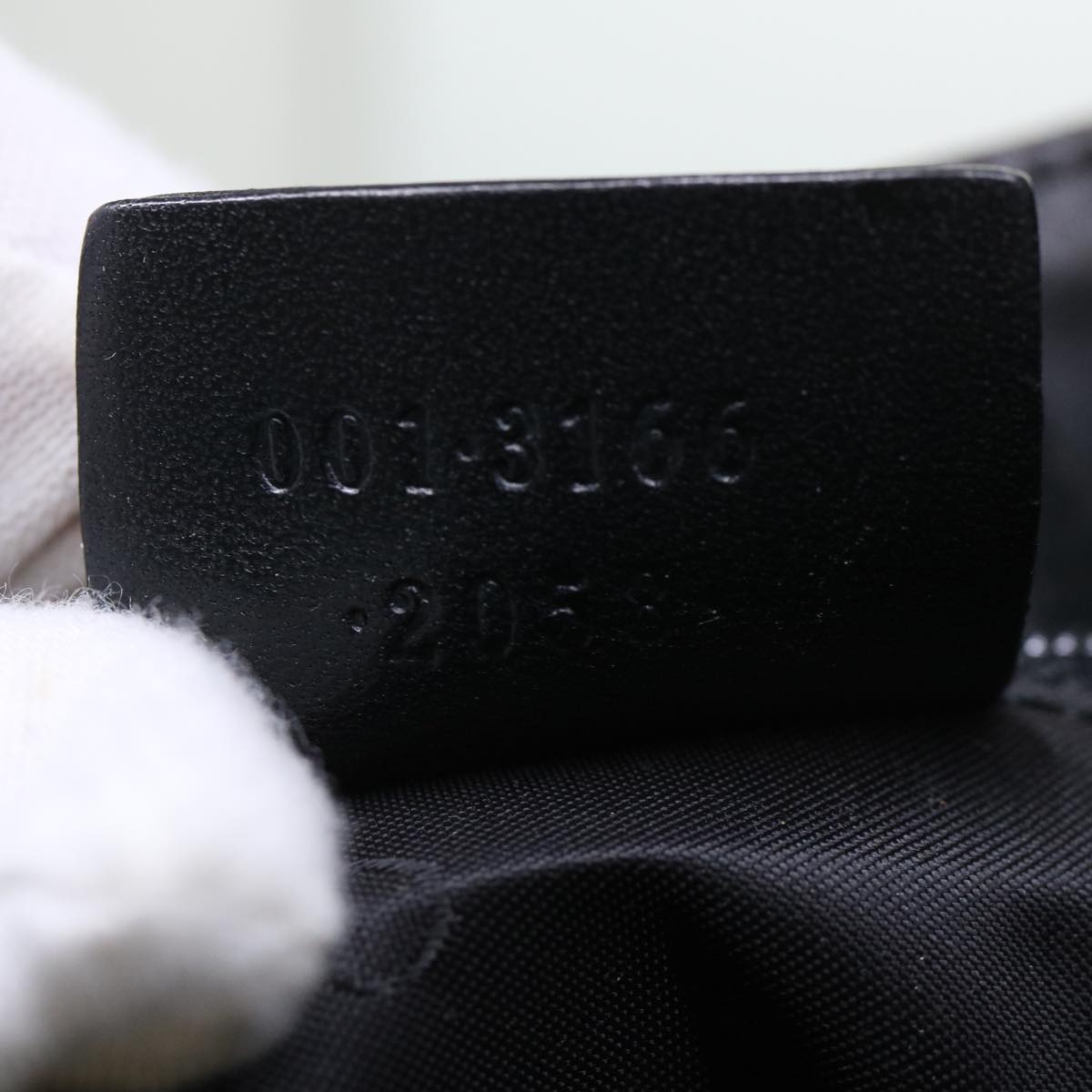 GUCCI Shoulder Bag Nylon Black 001 3166 2058 ti1204