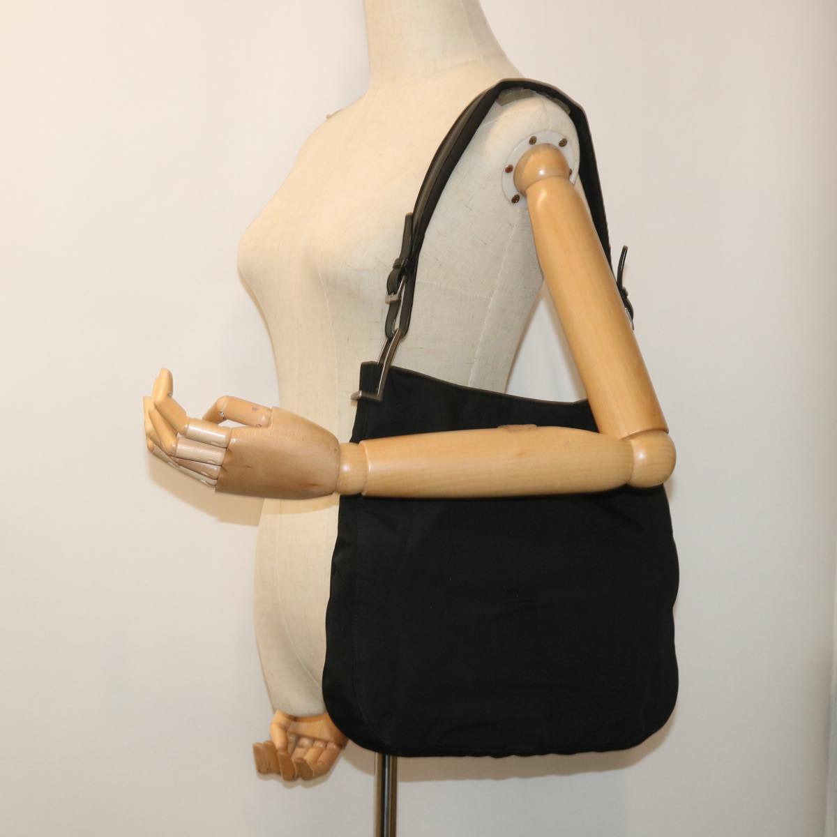 GUCCI Shoulder Bag Nylon Black 001 3166 2058 ti1204