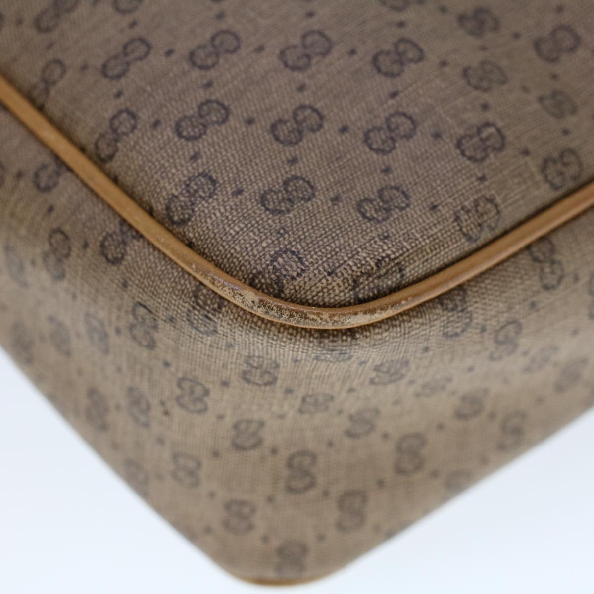 GUCCI Micro GG Canvas Web Sherry Line Clutch Bag Beige 014 904 0018 ti1207
