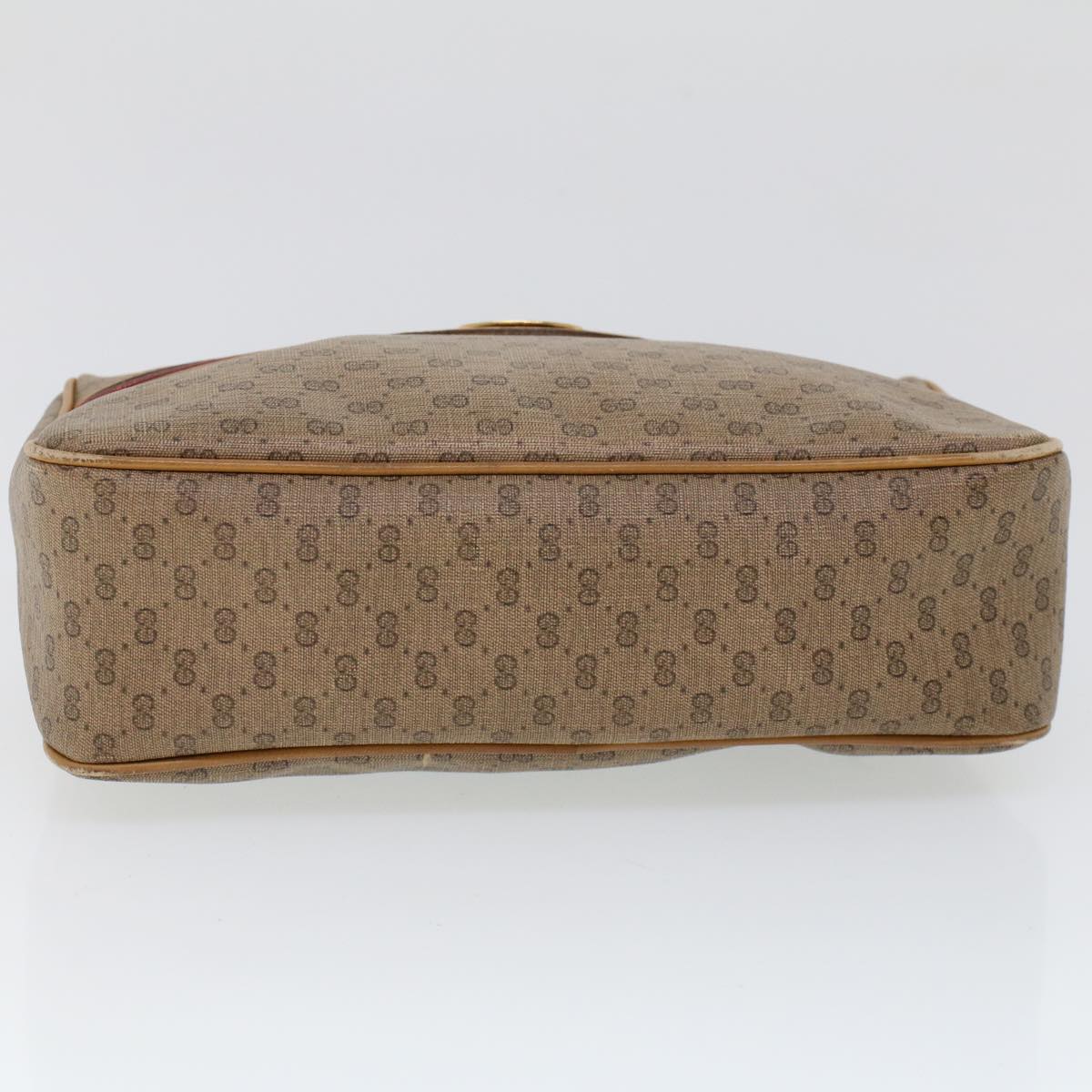 GUCCI Micro GG Canvas Web Sherry Line Clutch Bag Beige 014 904 0018 ti1207
