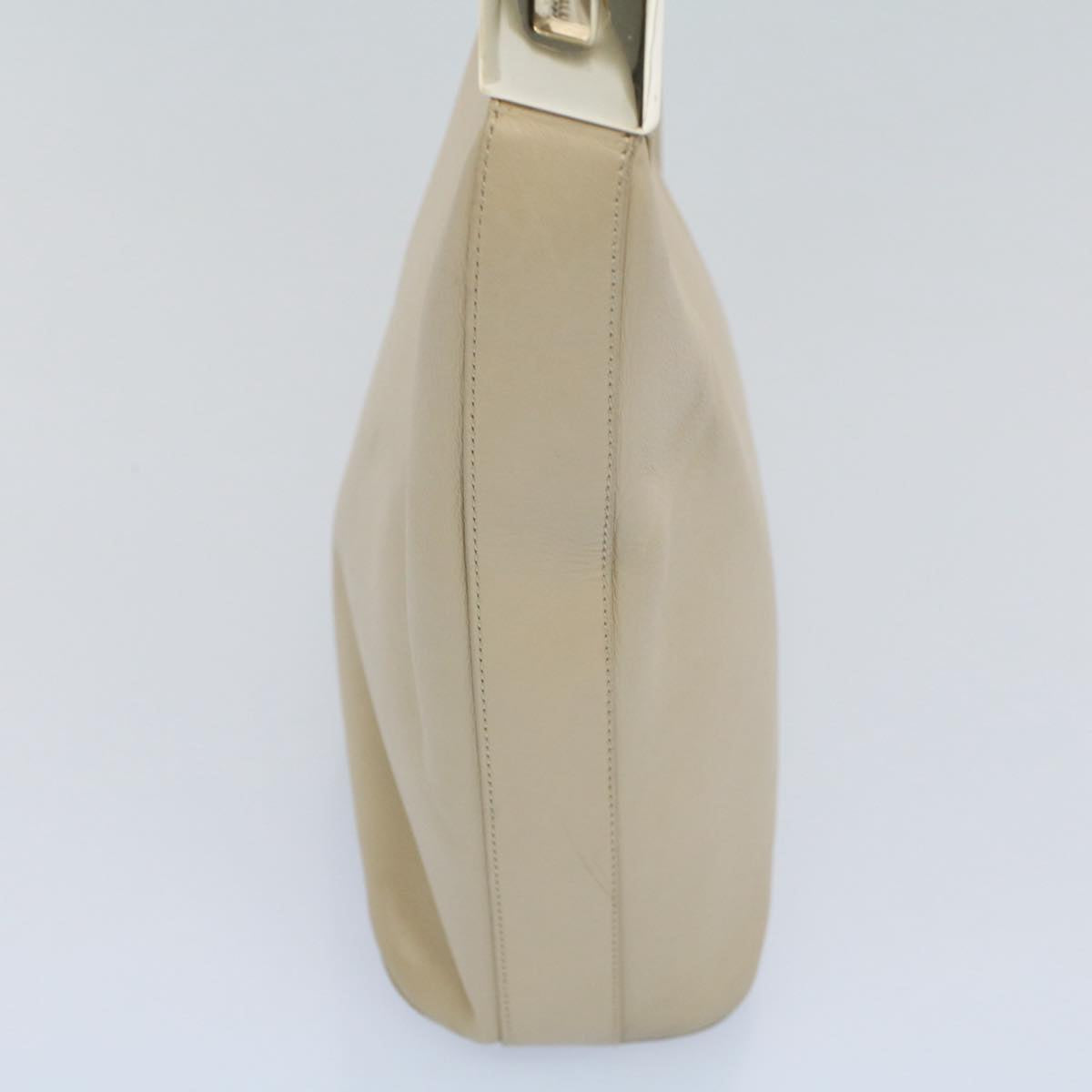 GUCCI Shoulder Bag Leather Beige ti1223