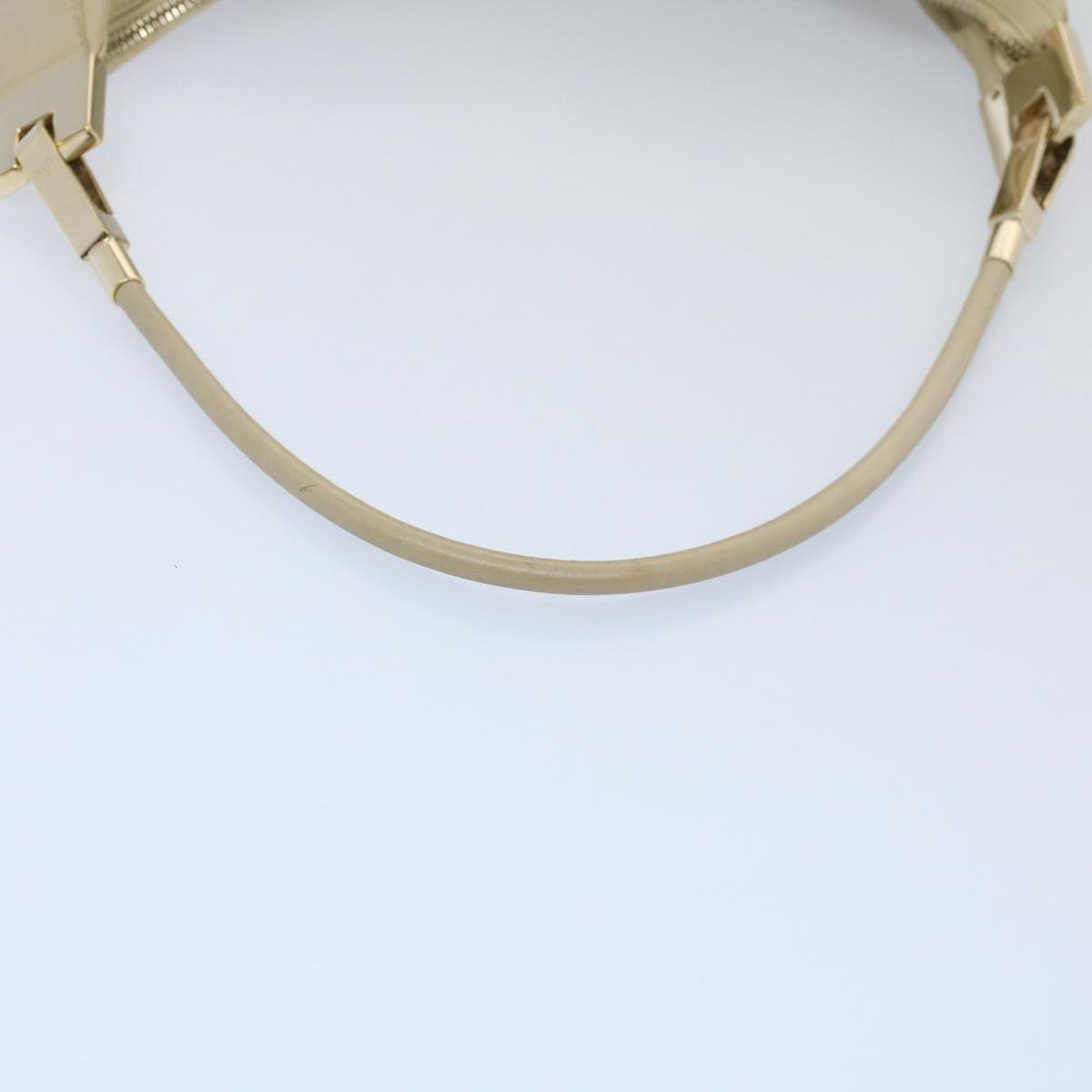 GUCCI Shoulder Bag Leather Beige ti1223