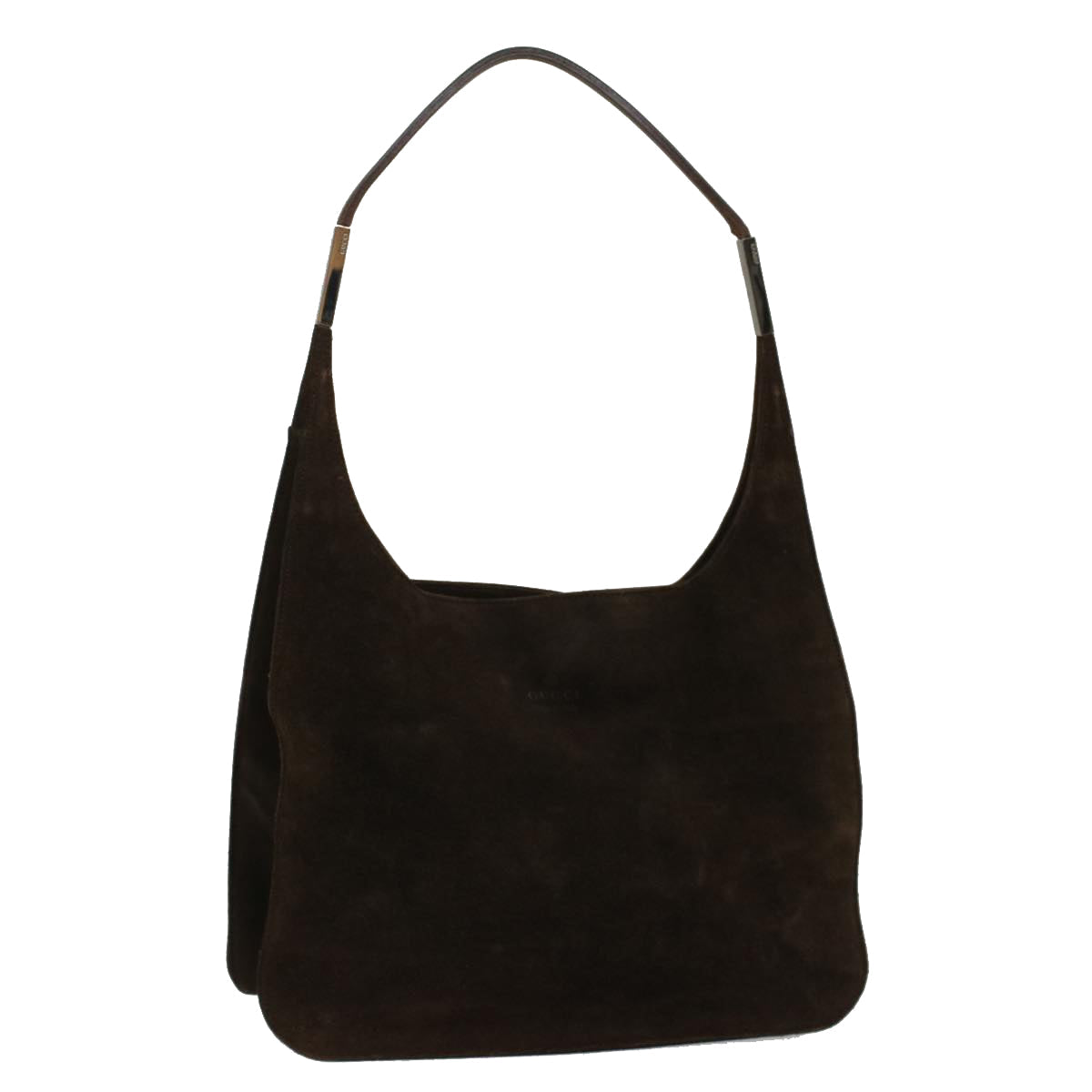 GUCCI Shoulder Bag Suede Brown 001 3167 ti1225