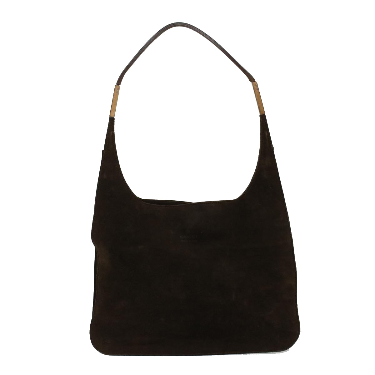 GUCCI Shoulder Bag Suede Brown 001 3167 ti1225