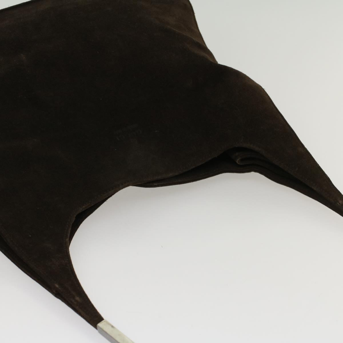 GUCCI Shoulder Bag Suede Brown 001 3167 ti1225