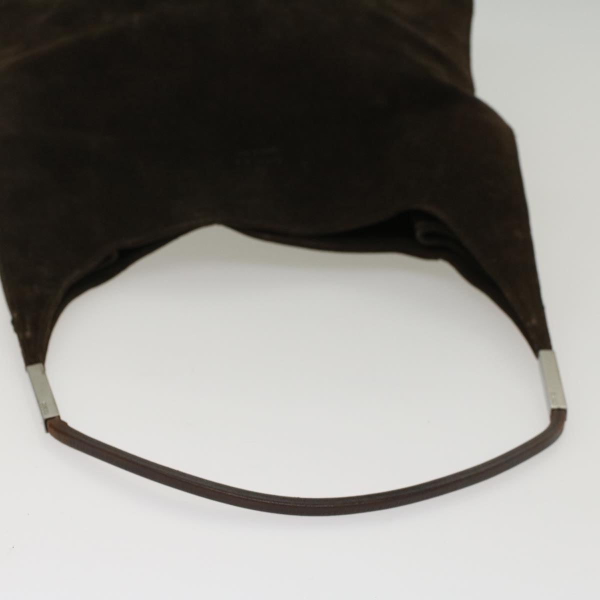 GUCCI Shoulder Bag Suede Brown 001 3167 ti1225