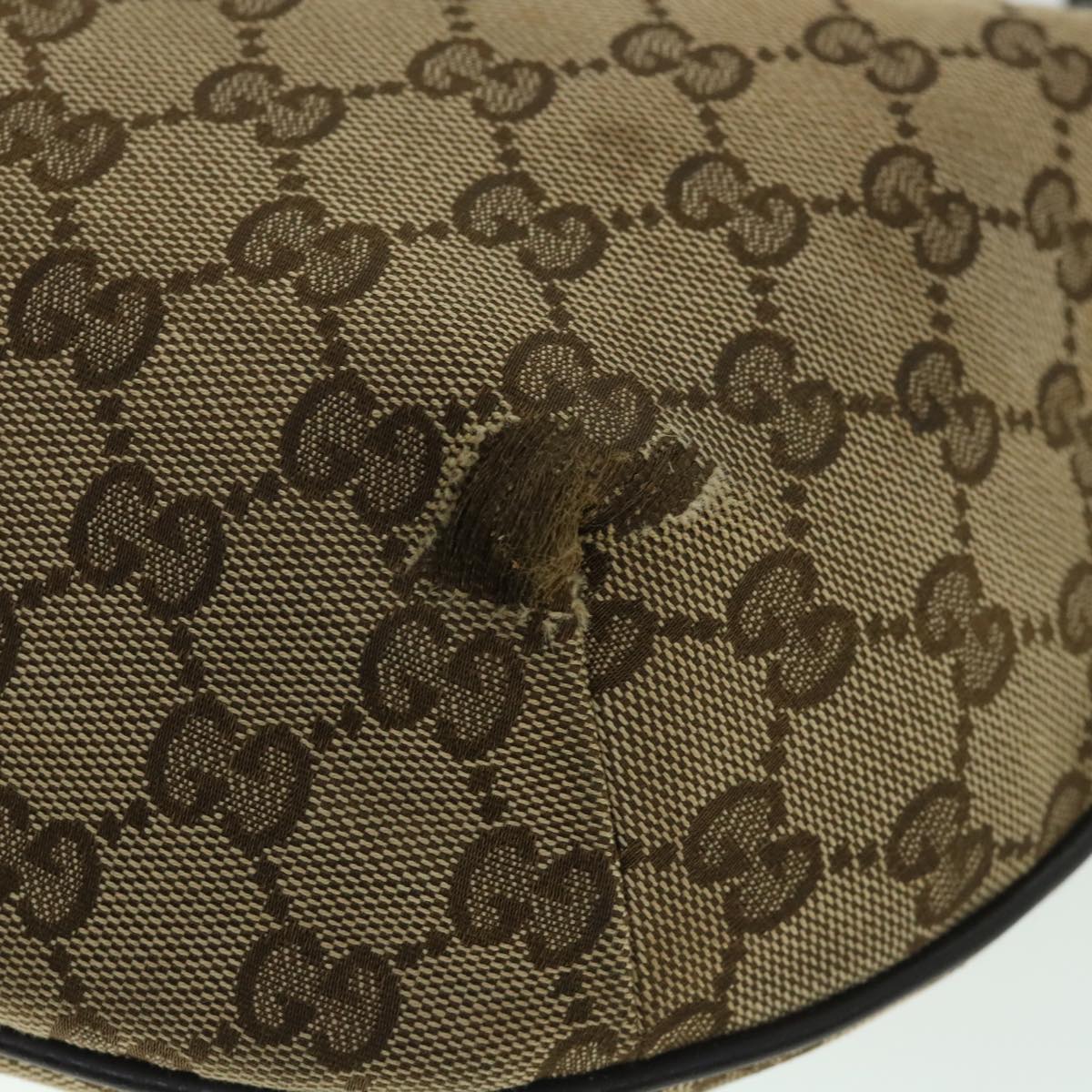 GUCCI GG Canvas Shoulder Bag Beige Brown 181092 ti1226