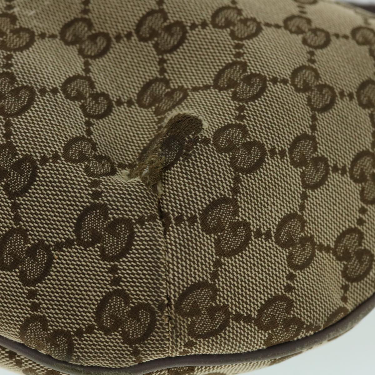 GUCCI GG Canvas Sherry Line Shoulder Bag Beige Gray pink 181092 ti1245