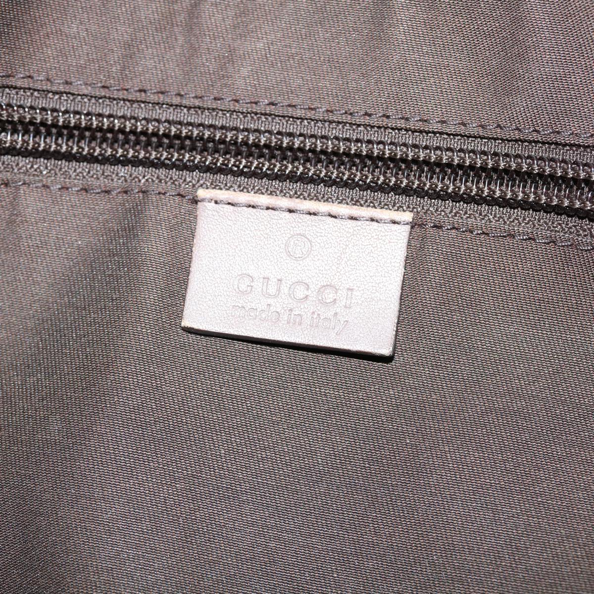 GUCCI GG Canvas Sherry Line Shoulder Bag Beige Gray pink 181092 ti1245