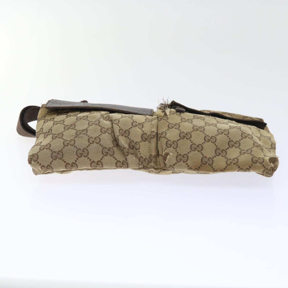 GUCCI GG Canvas Waist bag Beige 28566 ti1246