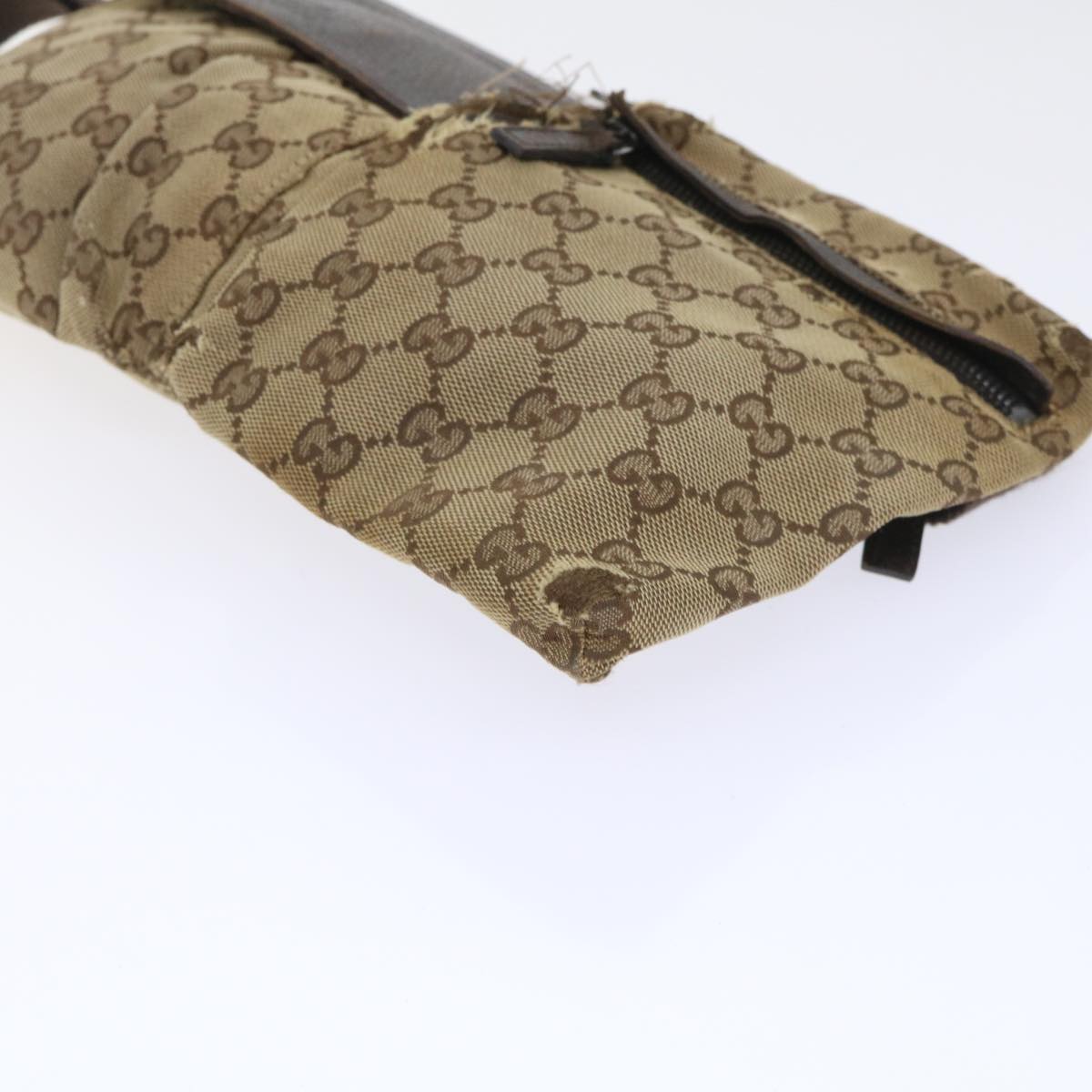 GUCCI GG Canvas Waist bag Beige 28566 ti1246