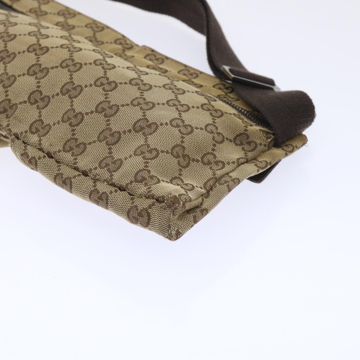 GUCCI GG Canvas Waist bag Beige 28566 ti1246