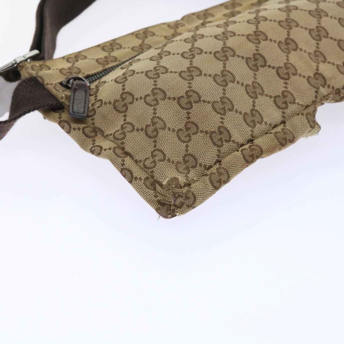 GUCCI GG Canvas Waist bag Beige 28566 ti1246