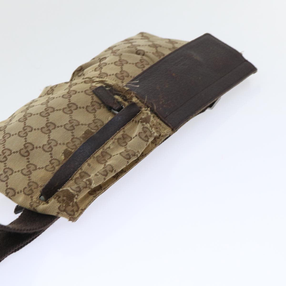 GUCCI GG Canvas Waist bag Beige 28566 ti1246