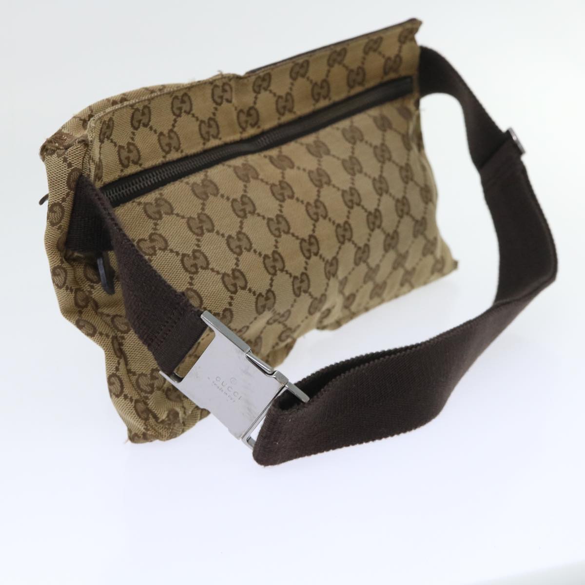GUCCI GG Canvas Waist bag Beige 28566 ti1246