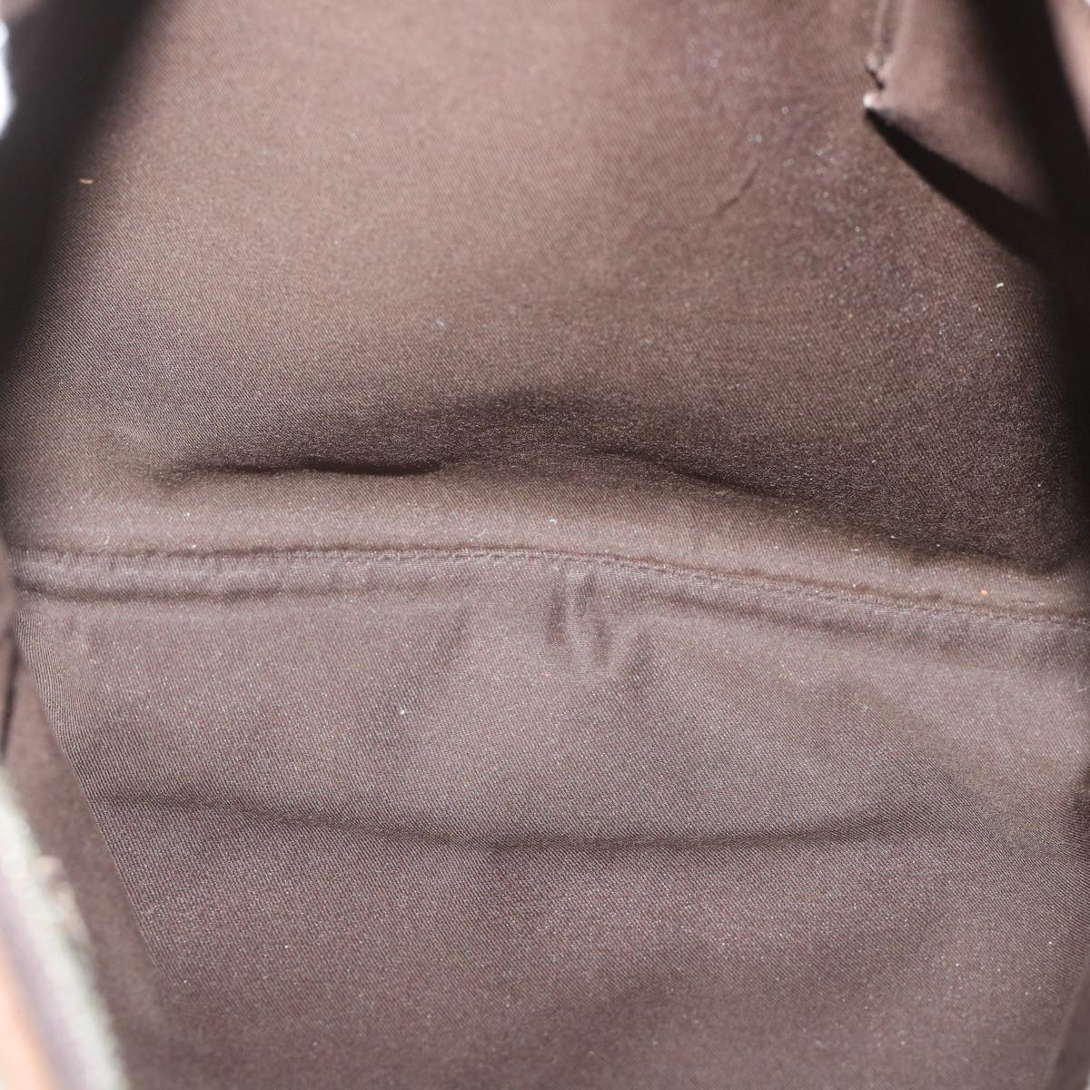 GUCCI GG Canvas Shoulder Bag Leather Beige Brown 2684 ti1247
