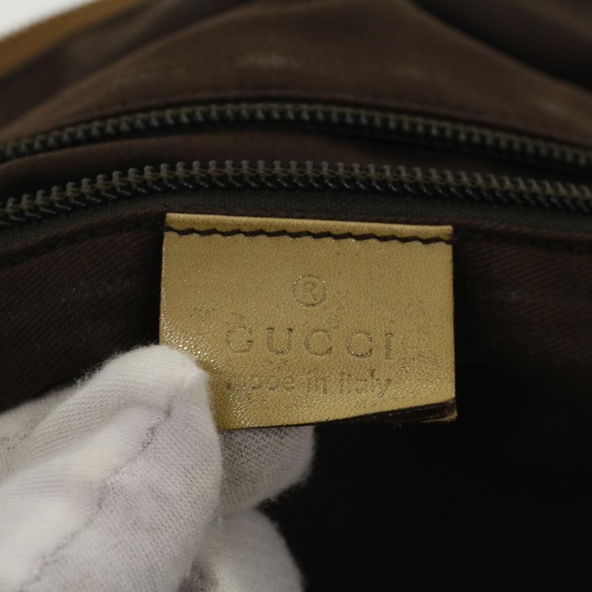 GUCCI GG Canvas Sherry Line Tote Bag Beige Pink 131230 ti1249