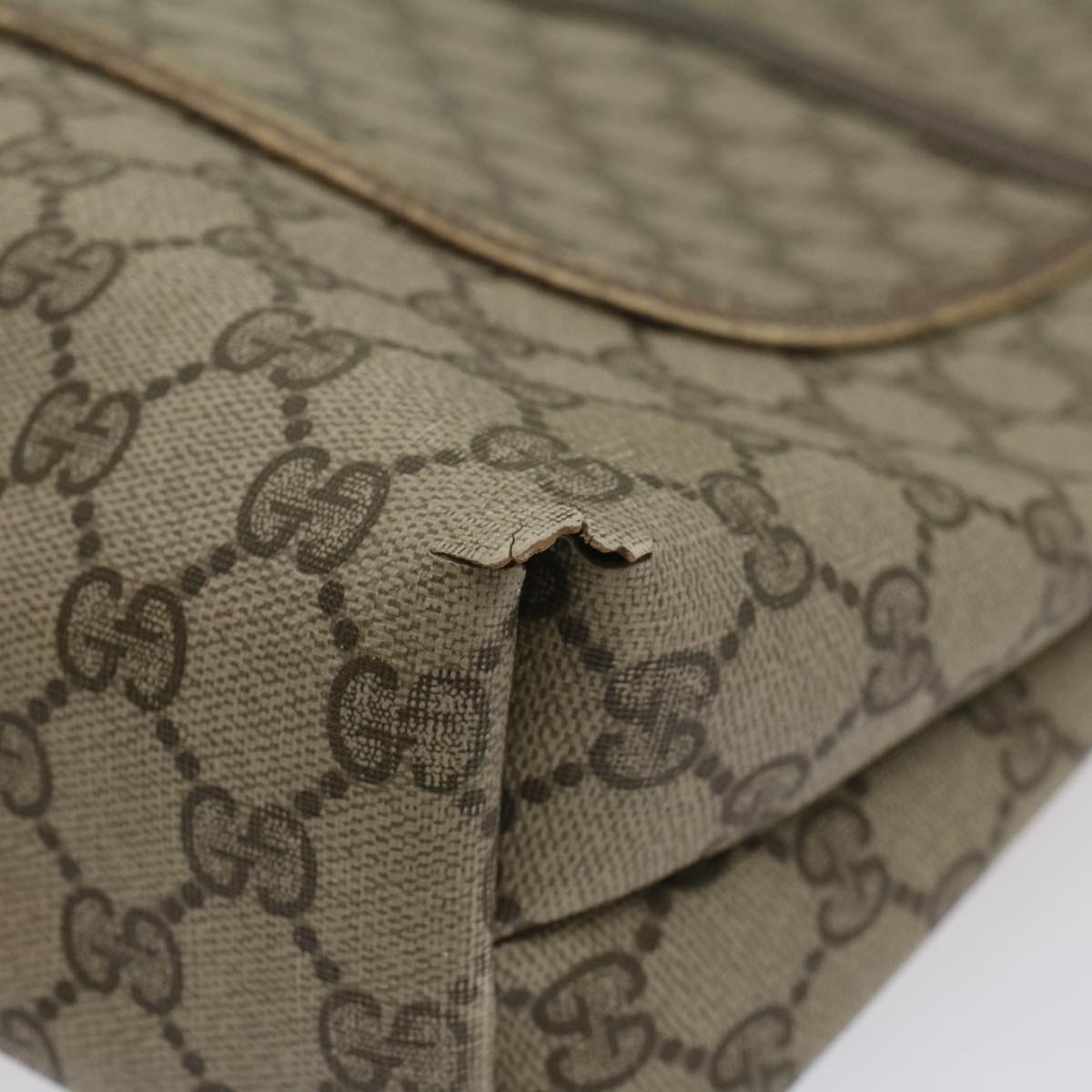 GUCCI GG Canvas Web Sherry Line Tote Bag Beige Red Green 39 02 003 ti1250