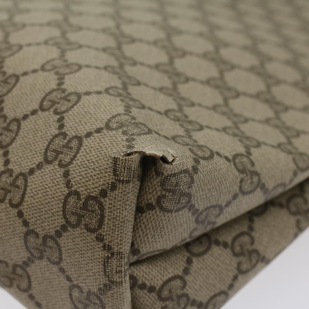 GUCCI GG Canvas Web Sherry Line Tote Bag Beige Red Green 39 02 003 ti1250