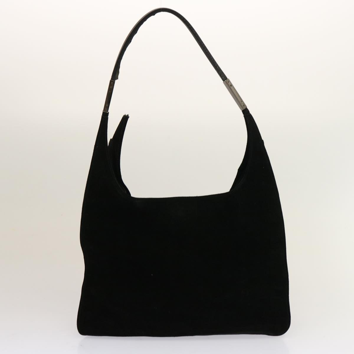 GUCCI Bamboo Shoulder Bag Suede Leather 3Set White Black Brown ti1672