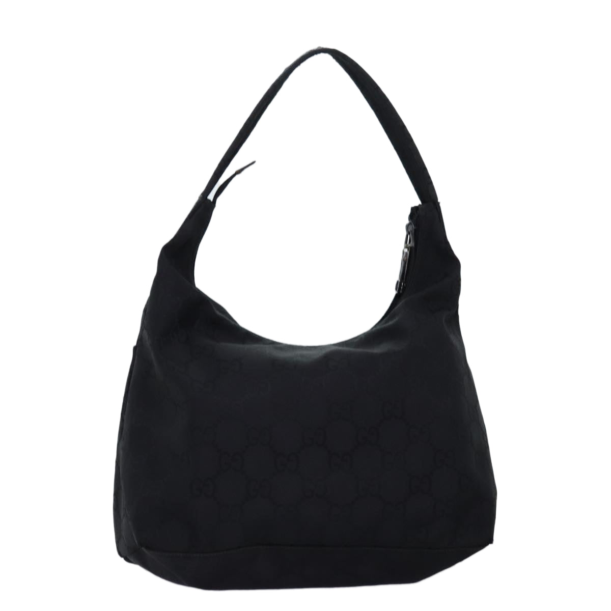 GUCCI GG Canvas Shoulder Bag Nylon Black ti1680
