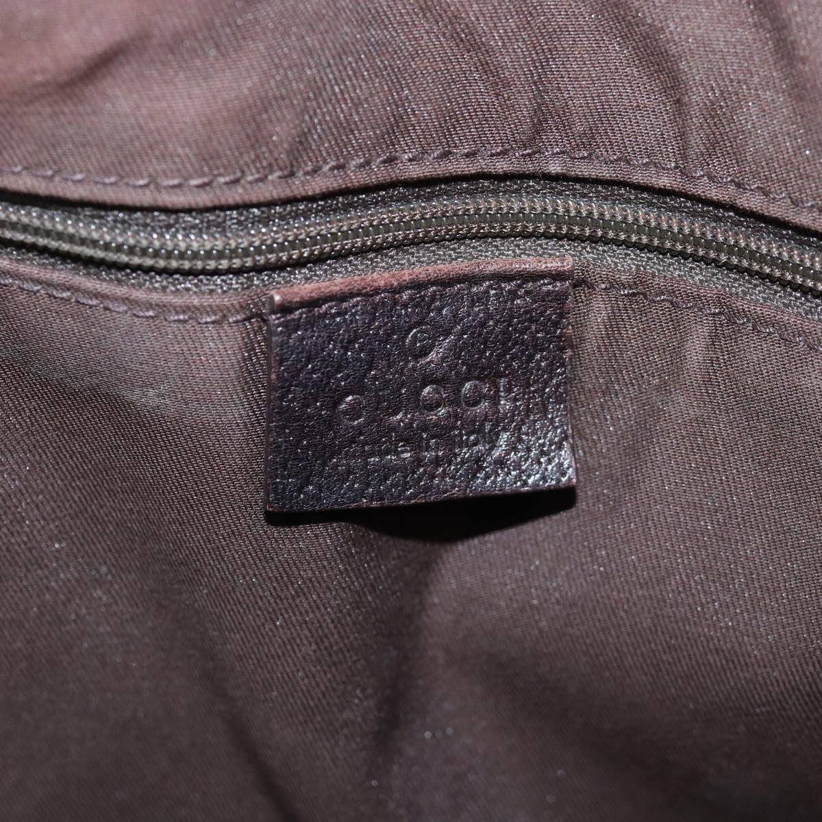 GUCCI GG Canvas Web Sherry Line Tote Bag Beige Green Red ti1682