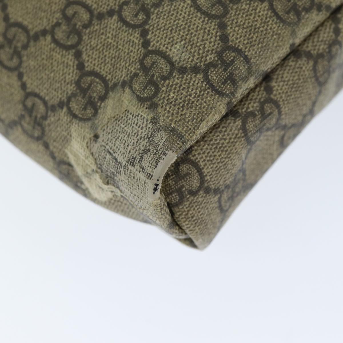 GUCCI GG Canvas Shoulder Bag Coated Canvas Beige ti1728