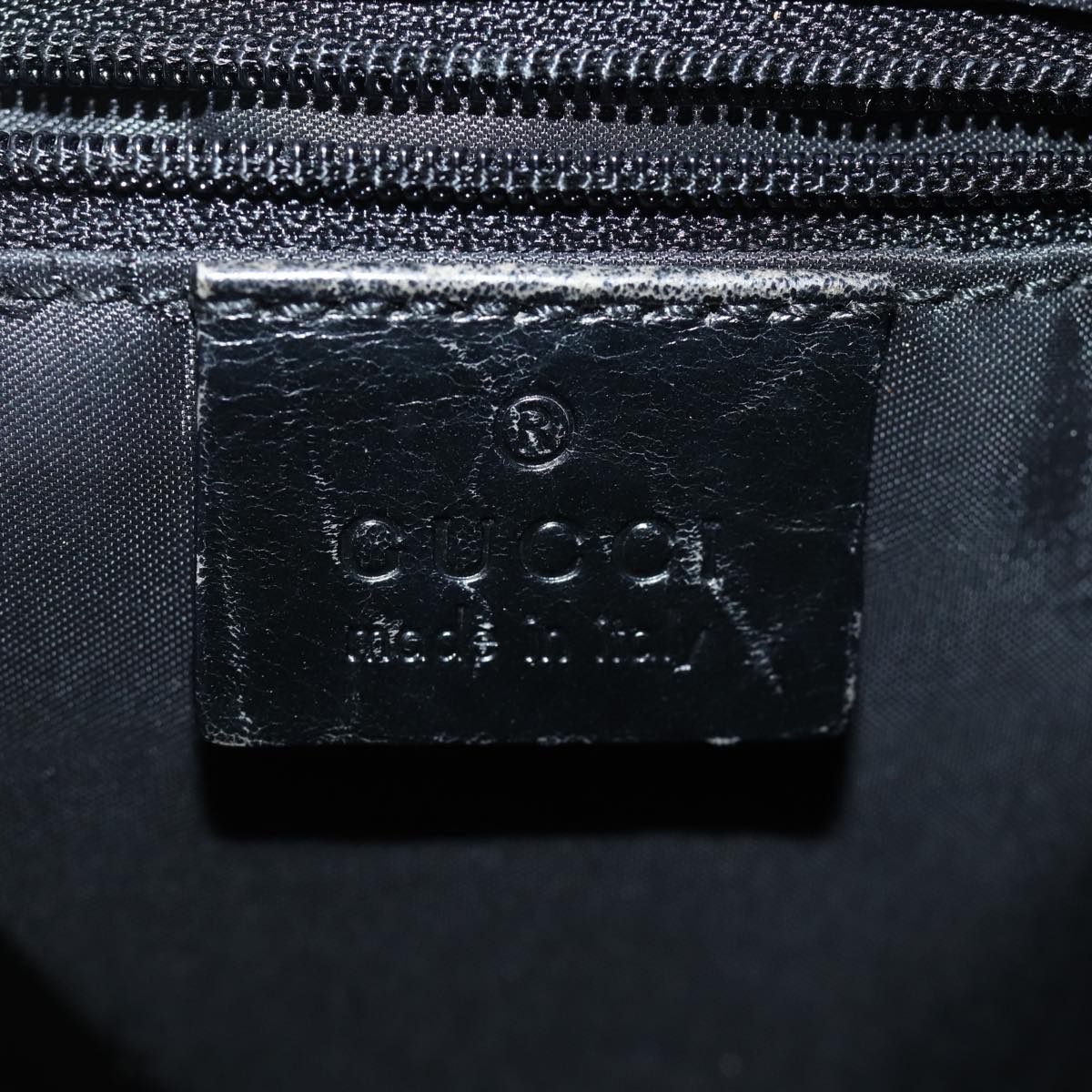 GUCCI Shoulder Bag Canvas Black 001.3386 001013 ti1792
