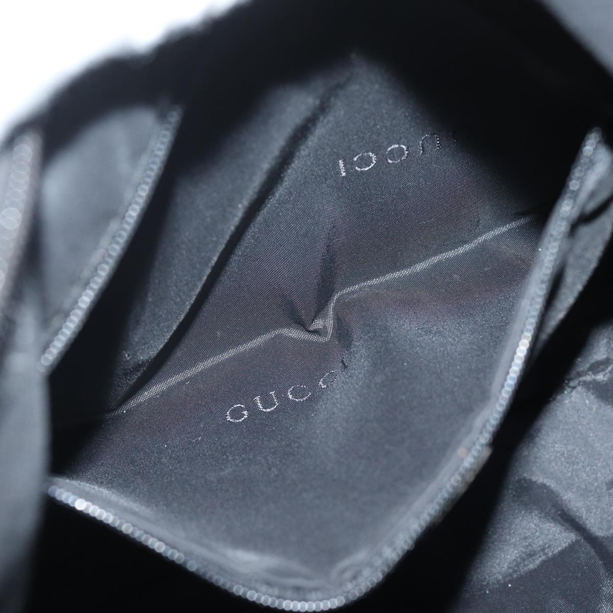 GUCCI Shoulder Bag Canvas Black 001.3386 001013 ti1792