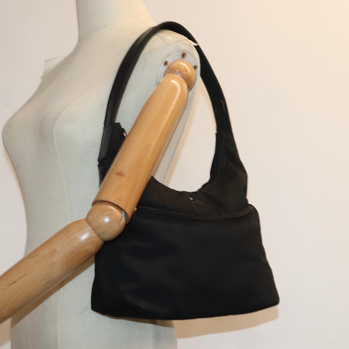 GUCCI Shoulder Bag Canvas Black 001.3386 001013 ti1792