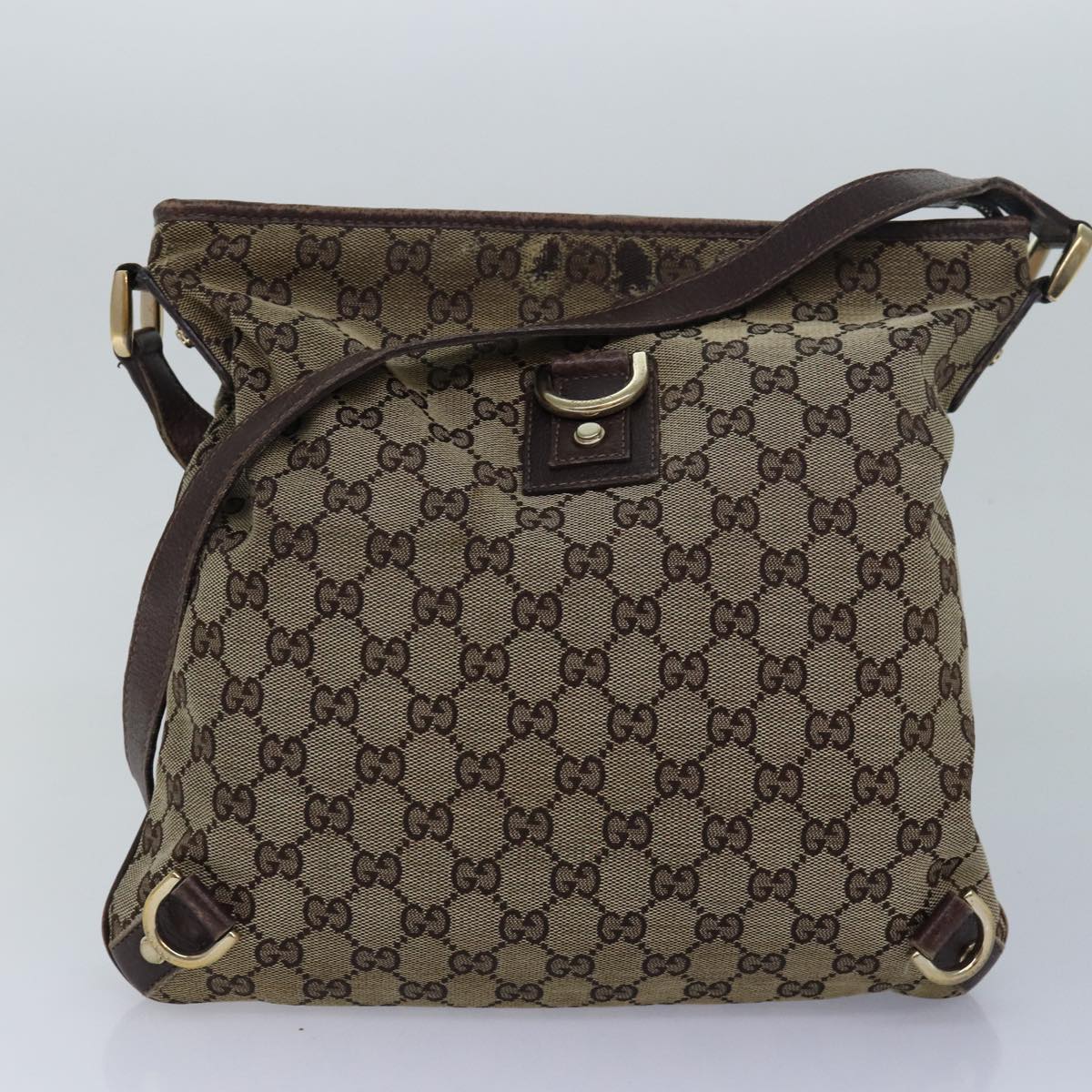GUCCI GG Canvas Shoulder Bag 2Set Beige Brown ti1799