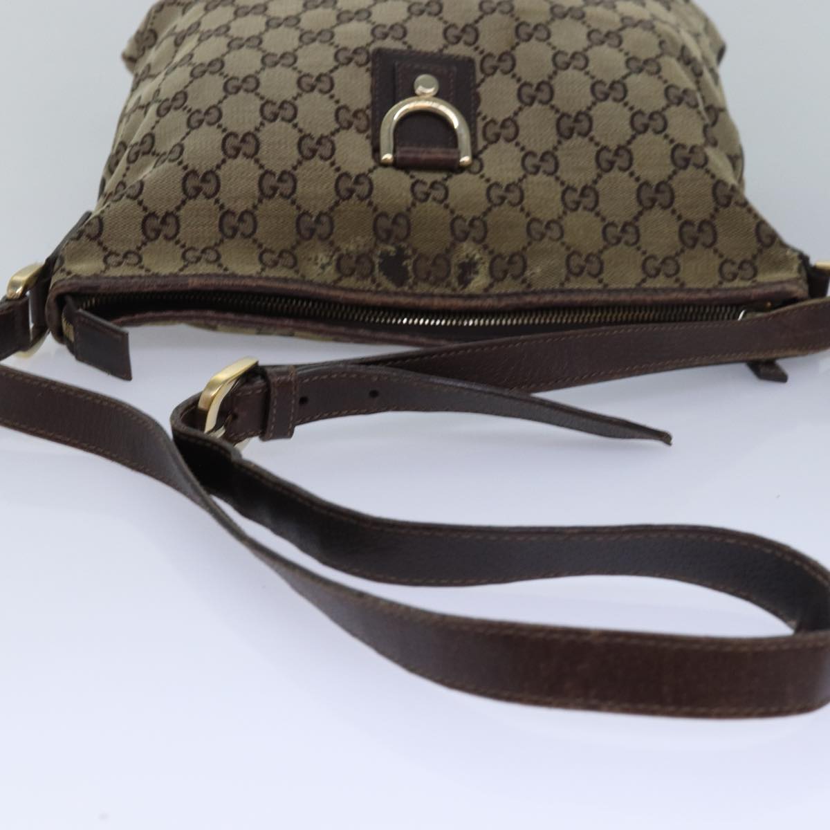 GUCCI GG Canvas Shoulder Bag 2Set Beige Brown ti1799