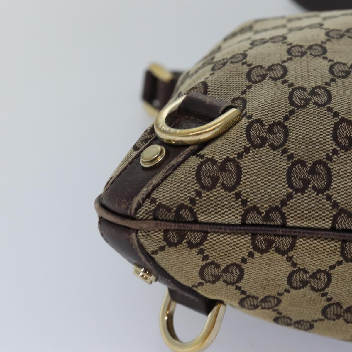 GUCCI GG Canvas Shoulder Bag 2Set Beige Brown ti1799